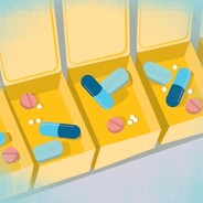 a weekly pill box