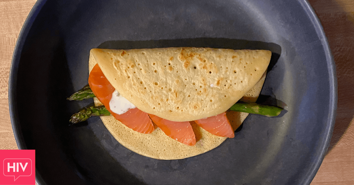 Smoked Salmon and Asparagus Crepes | HIV & Nutrition